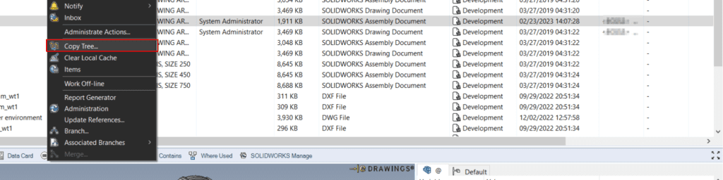 PDM - Copy Tree Feature