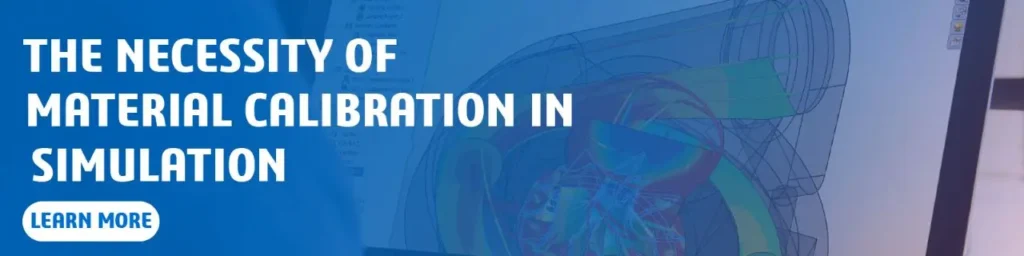 Material calibration in simulation